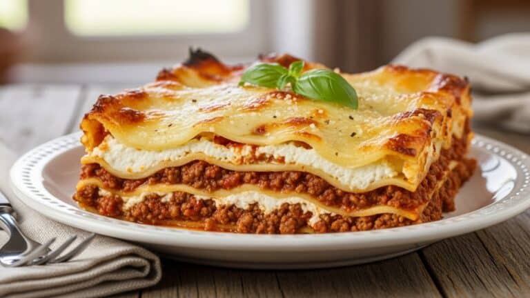 Homemade Italian Lasagna: Rich, Cheesy, and Delicious