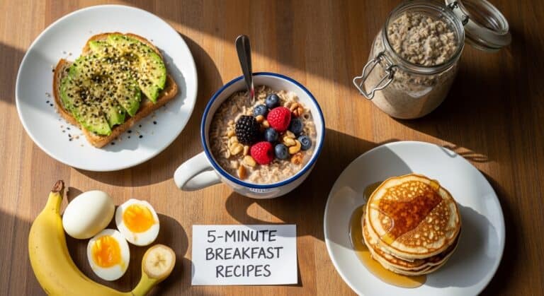 5-Minute Breakfast Recipes You Can Make Fast