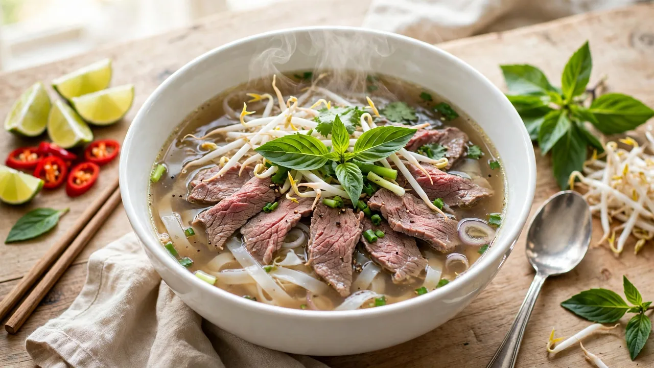 Beef Pho (Authentic Vietnamese Noodle Soup)