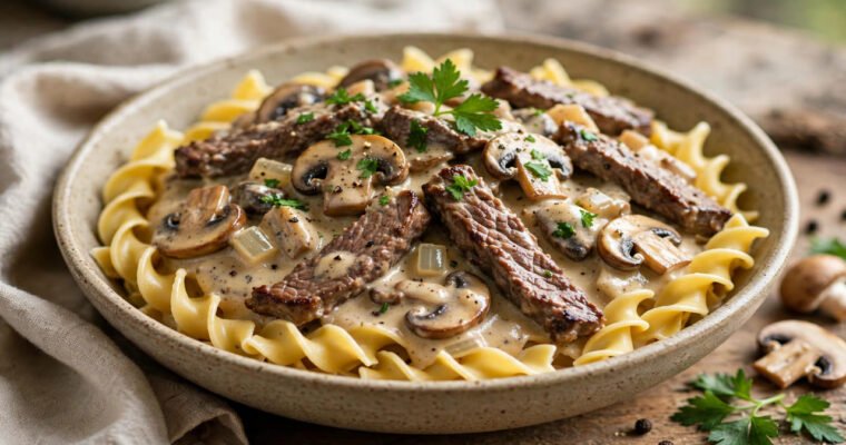Easy Beef Stroganoff Recipe