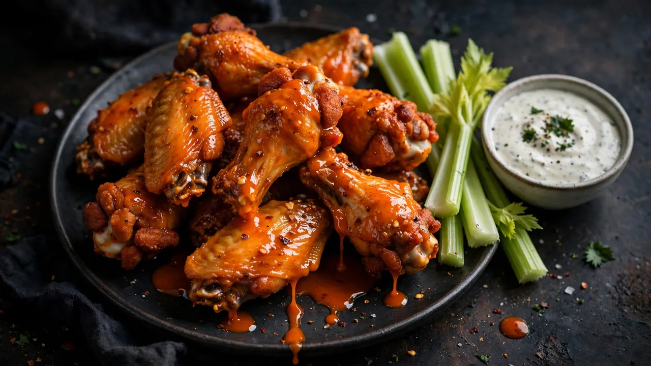 Buffalo Wings (Crispy with Homemade Sauce)