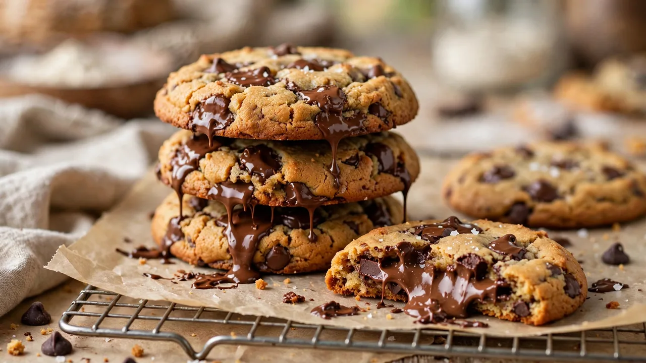Chocolate Chip Cookies (Thick and Chewy)