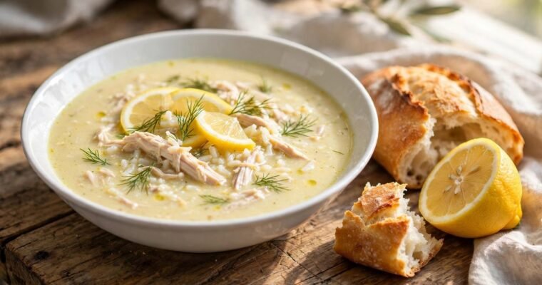 Greek Lemon Chicken Soup (Avgolemono)