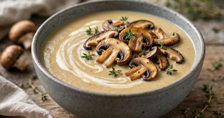 How to Make Creamy Mushroom Soup