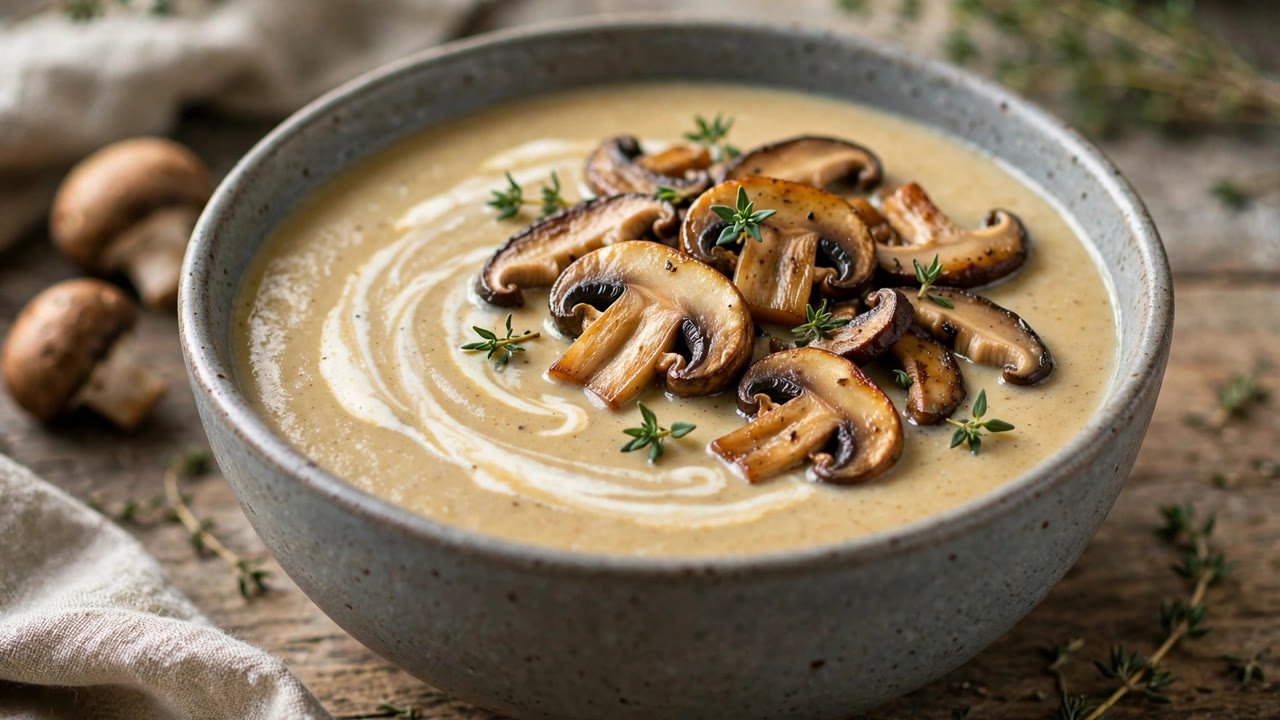 How to Make Creamy Mushroom Soup